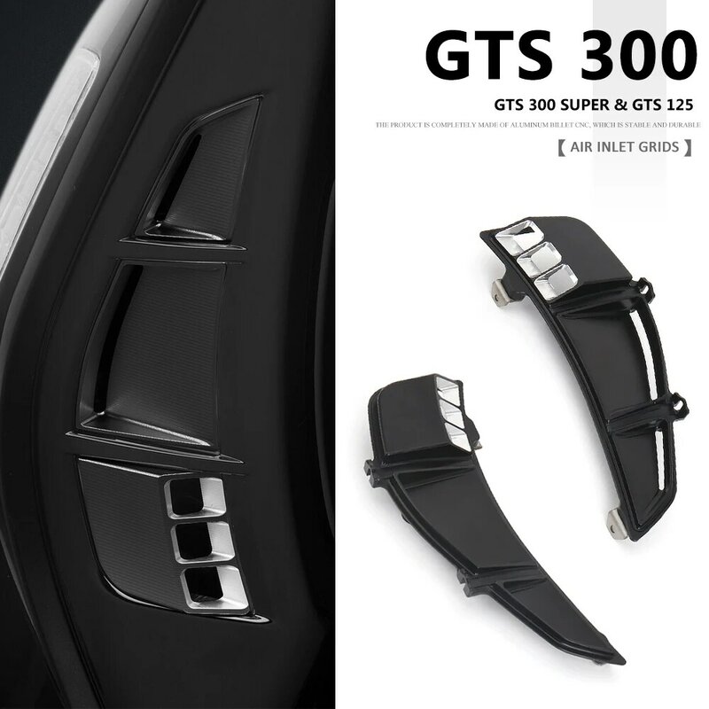 Nowość dla VESPA GTS 300 GTS300 Super GTS125 300 2023 2024 akcesoria lewego prawego osłona chłodnicy osłona na maskownicę ochraniacz ochronny