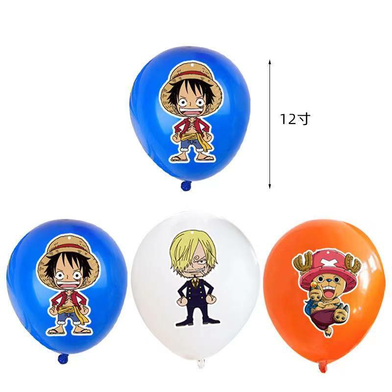 One Piece Luffy Party Supplies, Decoração de Festa de Aniversário Infantil, Acessórios de Mesa, Presentes DIY Toy, Chuveiro de Bebê, Popular