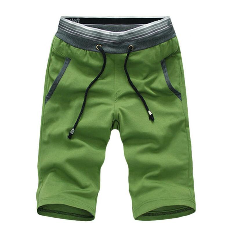 Calções masculinos mais tamanho moda verão praia shorts colorido cordão calças curtas para praia 2022 venda quente ш