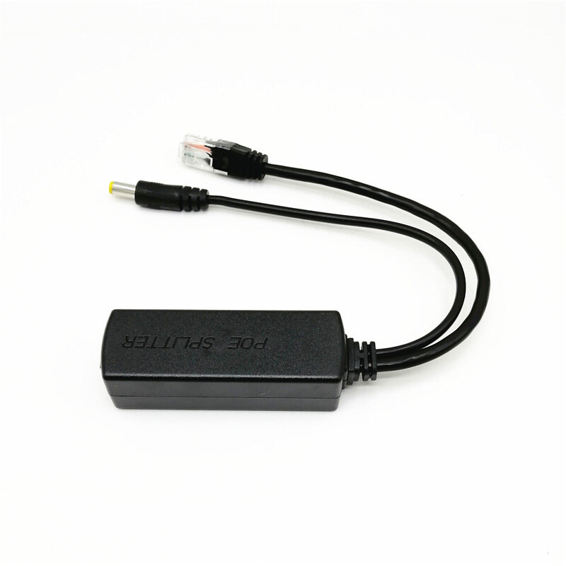 10/100M IEEE802.3at/Af Power Over Ethernet PoE Splitter Adapter untuk IP Camera 80x27x2 2Mm/NSE 48vto12V Isolate POE