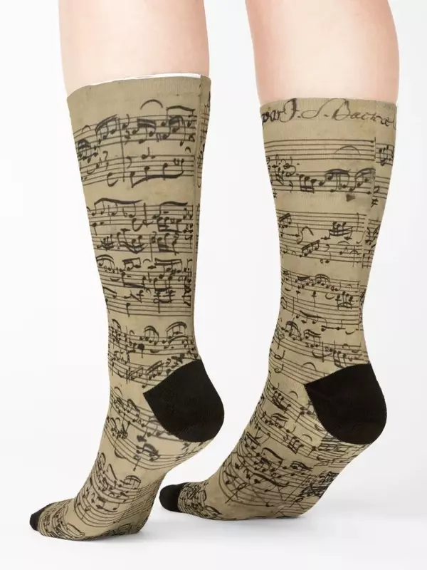 Auftakt und Fuge in c-Dur, bwv 870-johann sebastian bach Socken lustige Socke Kinder benutzer definierte Socken für Frauen Männer