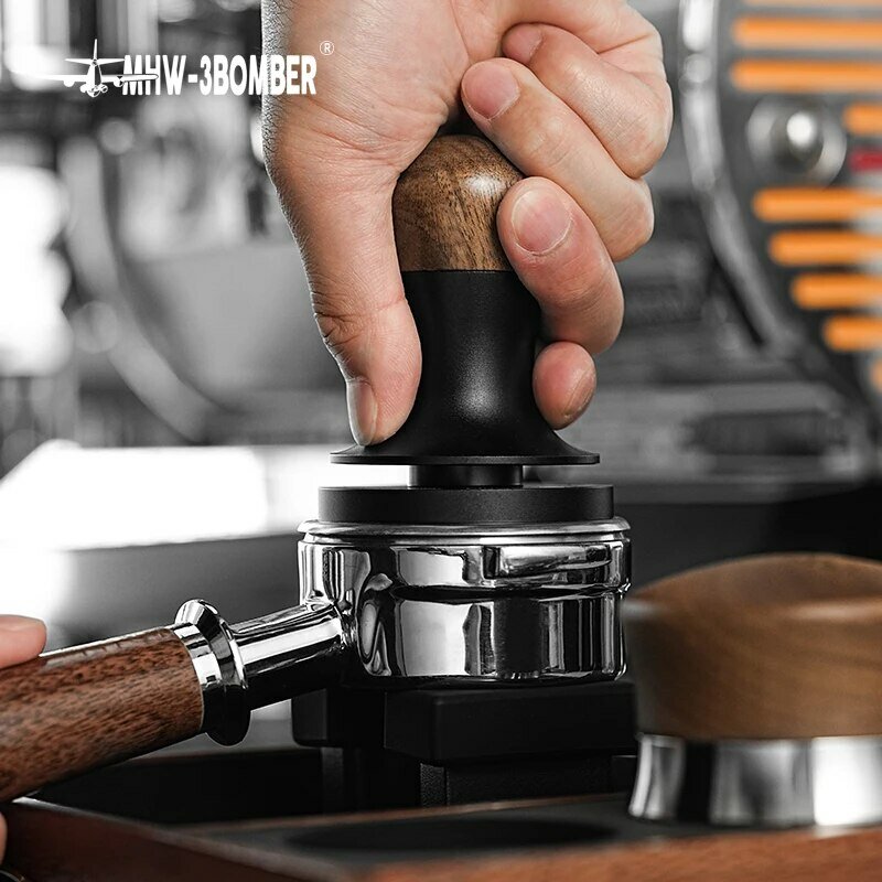 Tamper à café à pression constante, 30lb, 51mm, 53mm, 58mm, tampons expresso avec ressort calibré, outil Barista professionnel