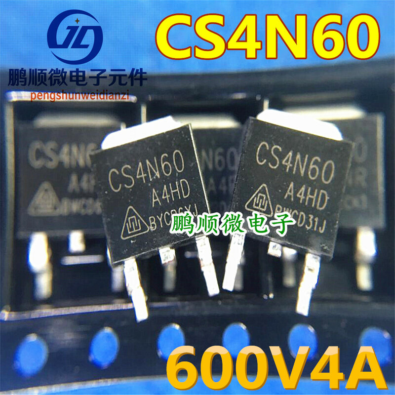 20pcs 오리지널 신제품 CS4N60A4HD CS4N60 CS4N65 TO-252-2 N 채널, 600V/4A MOS 튜브