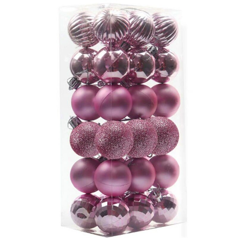 36 шт., декоративные шарики для ёлки, 4 см