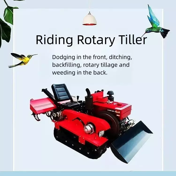 cultivator rotary tiller agricultural mini crawler greenhouse rotary tiller cultivator