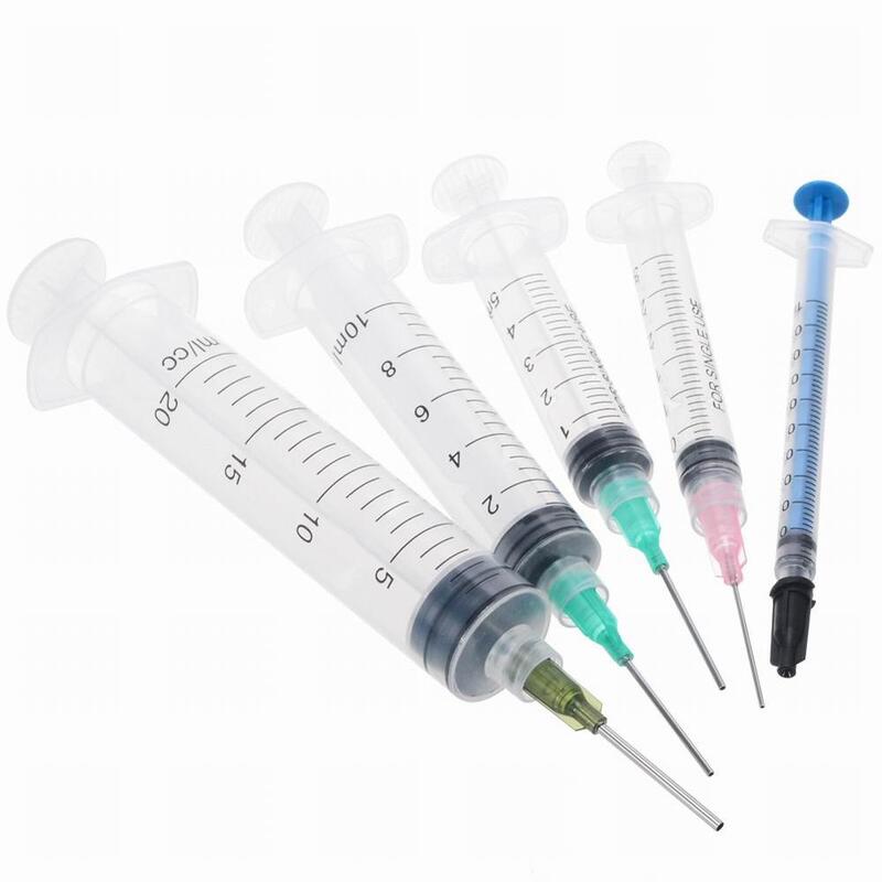 Laboratory Dedicated 1/2/5ml Plastic Disposable Syringe with Needle Individually Packaged Refill Measurement Solution for Pets