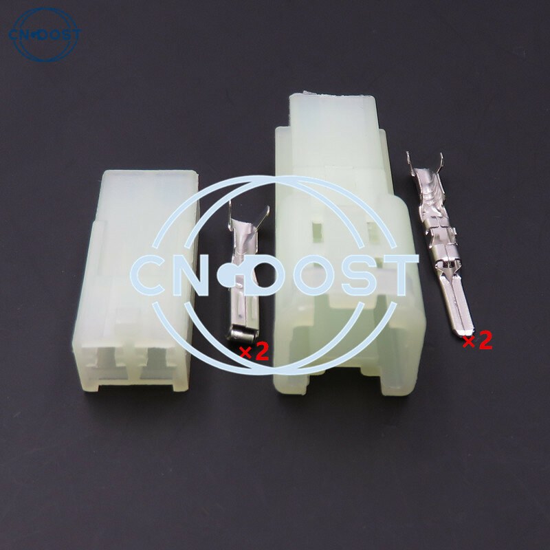 1 Set 2 Way AC Assembly Electronic Car Socket Automotive Household Connector Crimp Terminal Plug