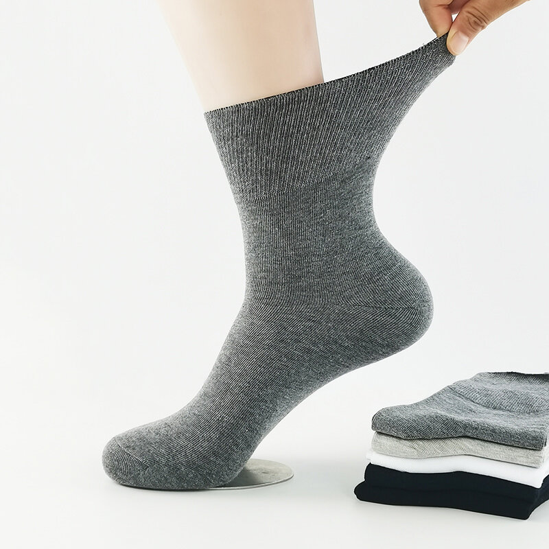 Brothock Neue Verhindern Krampfadern Socken Diabetiker Patienten Baumwolle Material Lose Plus Größe Prue Farbe Hohe Elastizität Socken