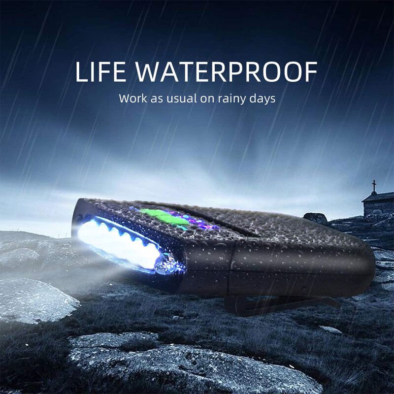 充電式USBヘッドランプ,LEDセンサー付きミニヘッドランプ,調整可能な角度,キャンプや釣りに最適