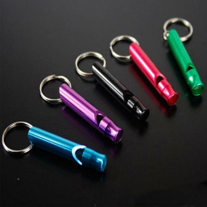 Metal Whistle Pendant Keyring Outdoor Multifunctionele Sleutel Hanger Team 1pcs Gift Survival Size Emergency Mini X0S8