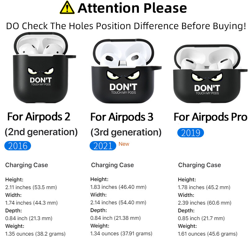 สำหรับ Apple Airpods Pro 2สโลแกน Simple Text Dont Touch Airpods Pro 2 3ซิลิคอนหูฟังฝาครอบ air Pod Pro2 Capas