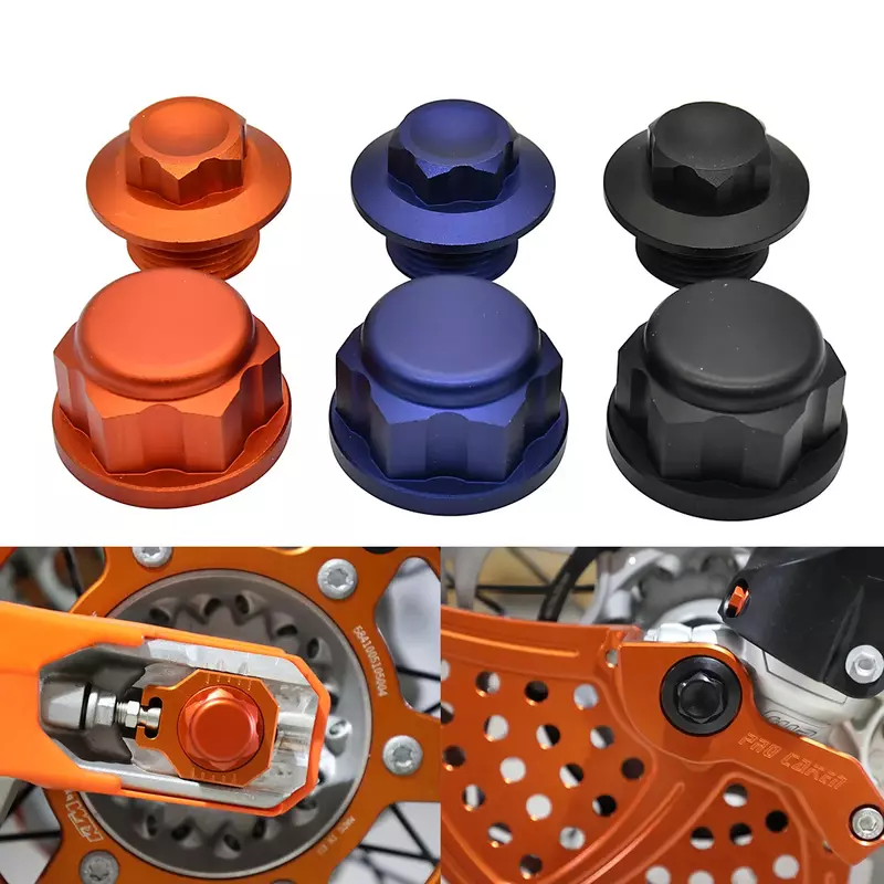 Motorcycle CNC Front Rear Wheel Lock Axle Nut For KTM SX SX-F XC XC-F EXC EXC-F XC-W 125 200 250 300 350 400 450 500 2016-2022