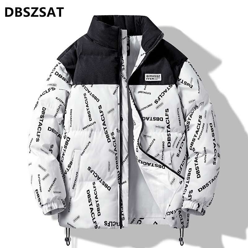 2022 novo inverno casal jaqueta grossa quente windbreakers puffer jaqueta masculina coreano moda pão roupas inverno acolchoado jaqueta feminina