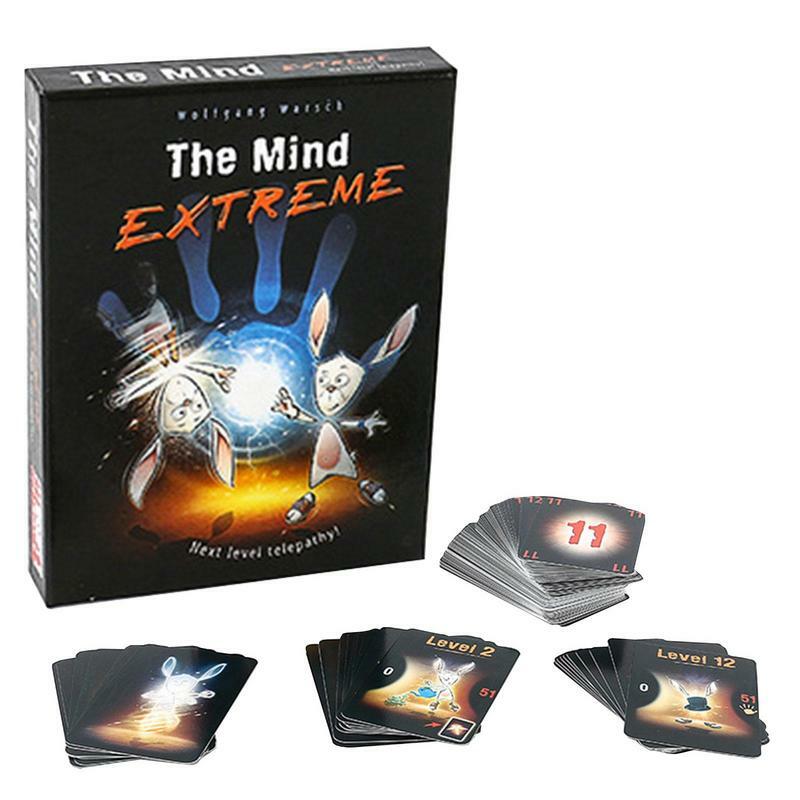 Juego de cartas The Mind para fiestas, puzle de mesa, experiencia en equipo, juego interactivo, juego de cartas The Mind, juego de mesa rompecabezas para fiestas, 2022