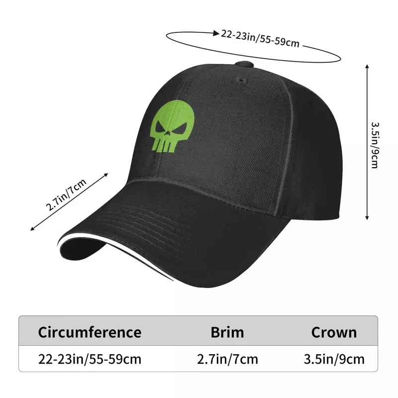 Green Skull Cap Baseball Cap baseball cap |-f-| hat hat for men Women's