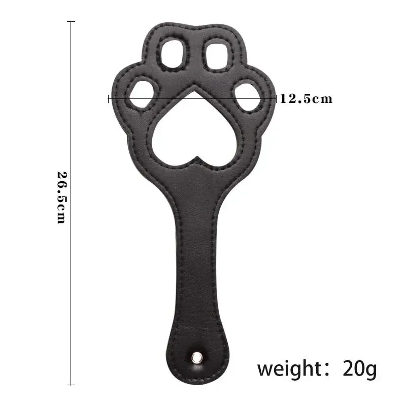 BDSM Sexy Cat Claw Shape Hollow Leather Whip  Adult Beat Submissive Slave Flirting Clap Spanking Paddle Couple SM Sex Toy Game