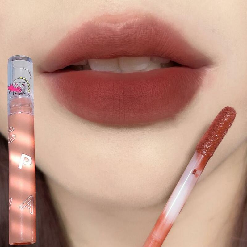 Lightweight  Safe Beauty Lip Gloss Lacquer Natural Matte Lipstick Non-fade   for Female