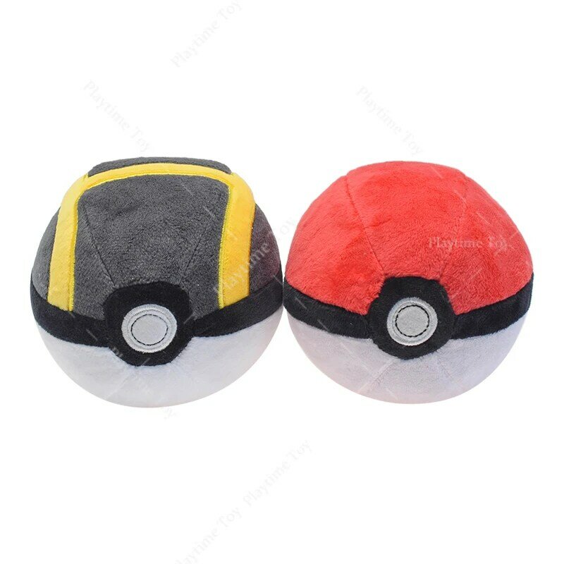 TAKARA TOMY-Brinquedos de pelúcia Pokémon Ball macios, Poke Ball, Presentes, 12cm, 1Pc