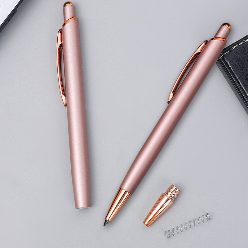 Personalized Luxury Ballpoint Pen Metal School Teacher Gift Supplies Stationery Office Writing Useful Lettering Cute 2024