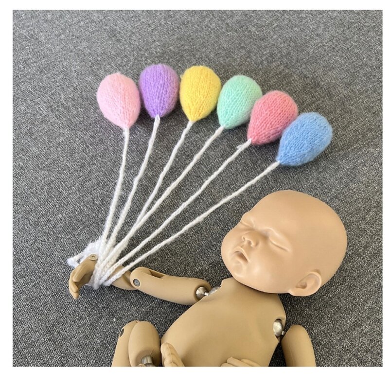 Fotografia Props para bebê recém-nascido, colorido balão Set, foto do fundo, Photostudio Backdrop, posando Acessórios