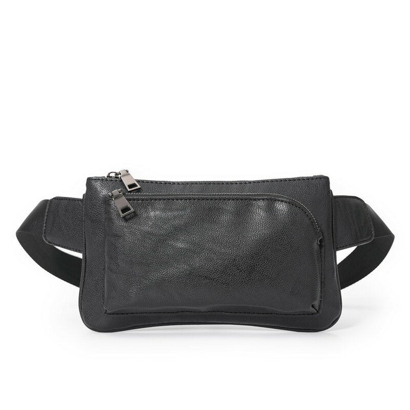Мужская кожаная поясная сумка, вместительный кошелек на ремне, сумки через плечо, мобильный телефон Bag, нагрудная сумочка
