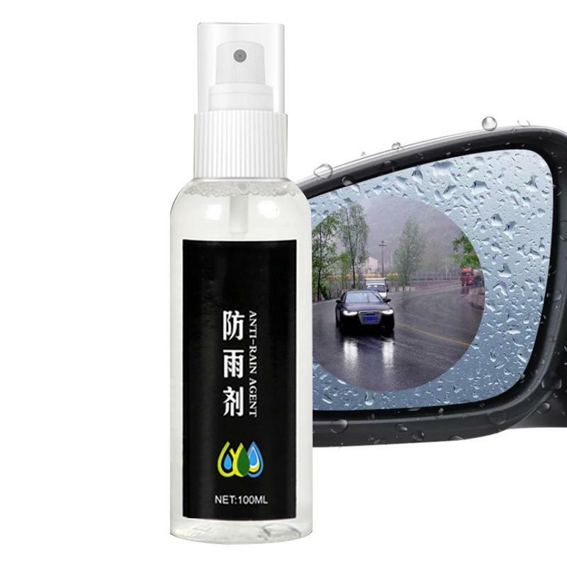 Spray anti-buée pour vitres de voiture, agent anti-buée pour miroirs d'automobiles, casque de vélo, pare-brise de véhicule, nettoyant hydrofuge, 100ml