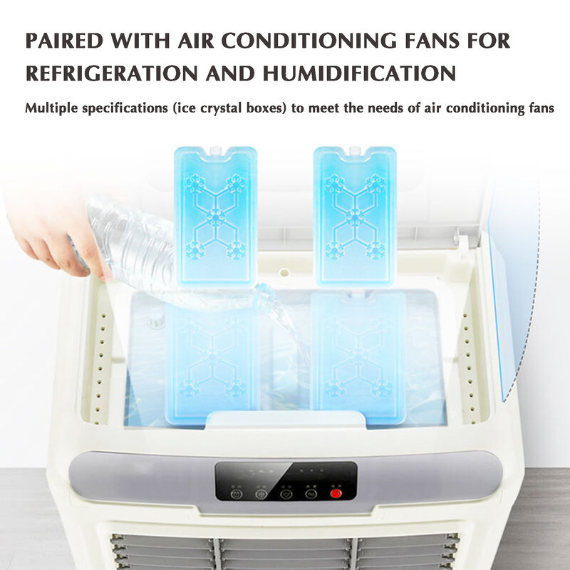 Air Conditioner Fan Ice Box Good Sealing Performance Freezer Box for Lunch Bags Fresh Food