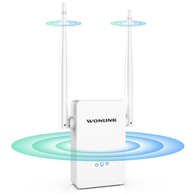 Langstrecken-WLAN-Signalverstärker-Repeater 300 MBit/s Wireless Enhanced Wps Schnelle Verschlüsse lung Router Range Extender mit WLAN-Antenne