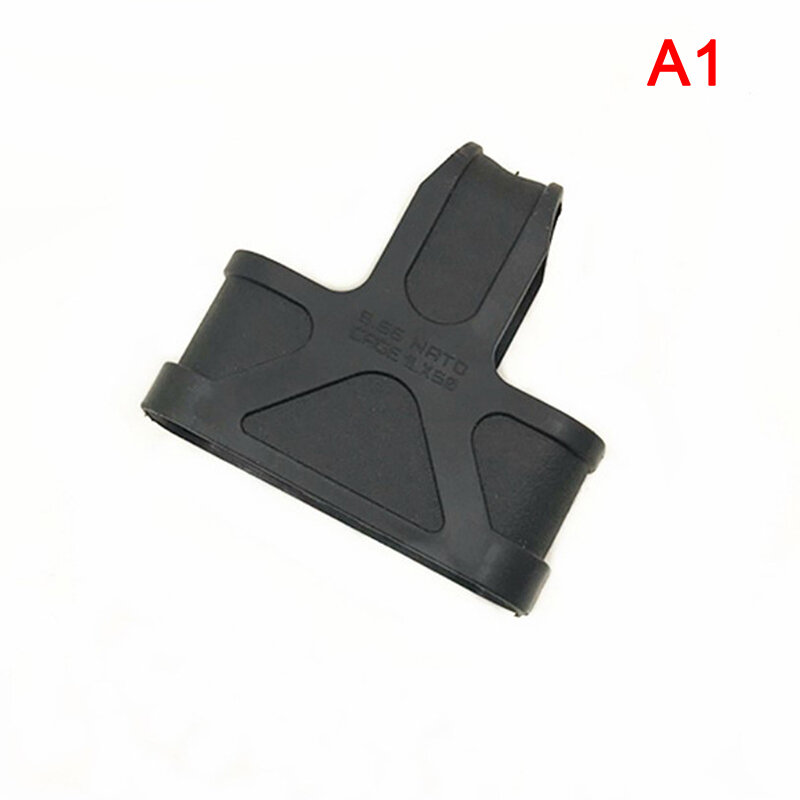 M4 클립 고무 슬리브 범용 클립 슬리브 5.56 전술 탄창 퀵 풀 세트, 삼각형 수정 액세서리, 1 개