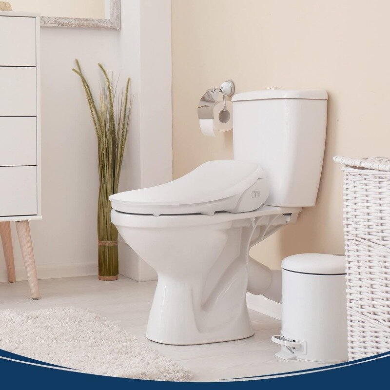 By Bemis kursi Toilet Bidet tiga pintar, memanjang, putih