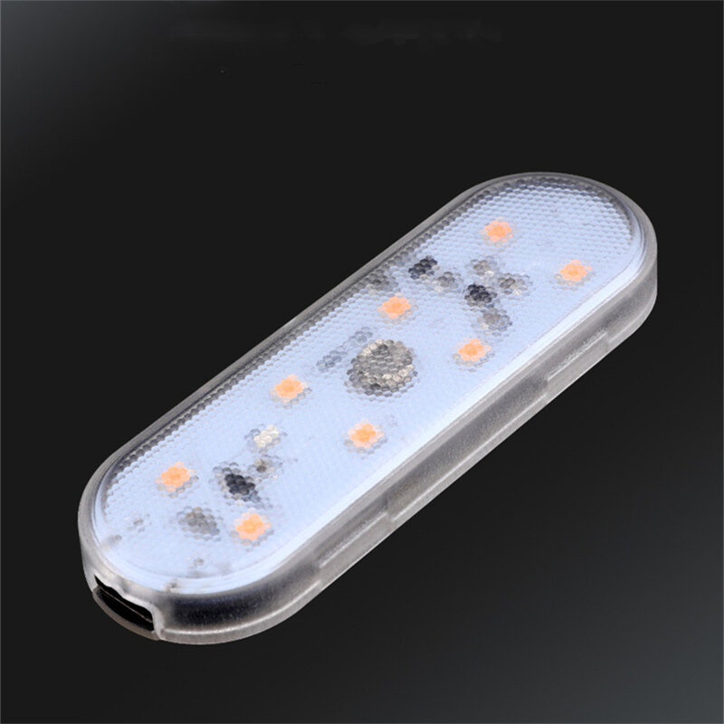Светодиодный светильник для салона автомобиля, сенсорная магнитная лампа для дверей, с USB-зарядкой и питанием от аккумулятора, для автомобиля, дома или мотоцикла, потолочные лампы