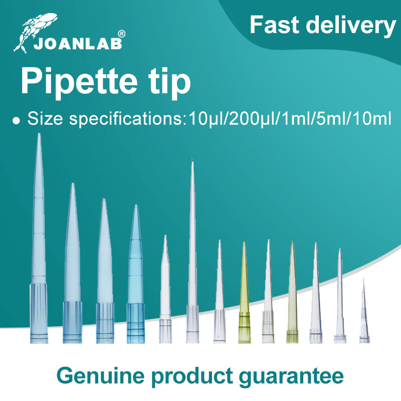 Joanlab Laboratorium Pipet Tips 10ul 200ul 1Ml 5Ml 10Ml Micropipet Wegwerp Plastic Pipet Tip Lab Apparatuur Levert