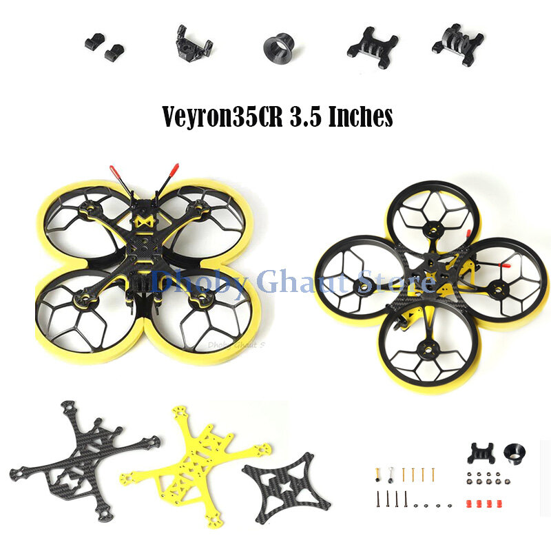Veyron35CR 3.5 Inches Pusher Cinewhoop Frame Suitable For DIY RC FPV Quadcopter Freestyle Fancy Flight Drone Parts