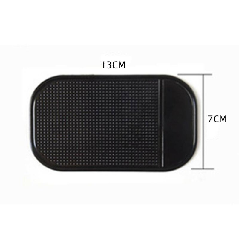 1 Pc PU Material Black Car Anti-slip Mat Car Perfume Storage Sticker Removable Recycling Car Interior Replacement Parts