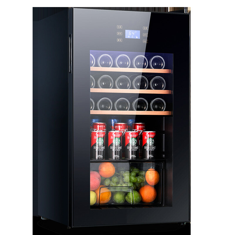 BJ-95G-armario de colección de vino independiente para el hogar, compresor hidratante de temperatura constante, refrigeración, Enfriador de vino, 95L