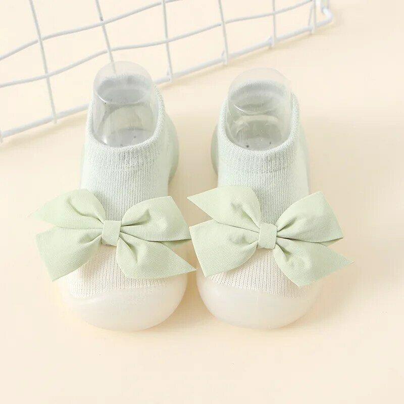 Нескользящие носки для новорожденных мальчиков и девочек, мягкая резиновая подошва, обувь для начинающих ходить детей