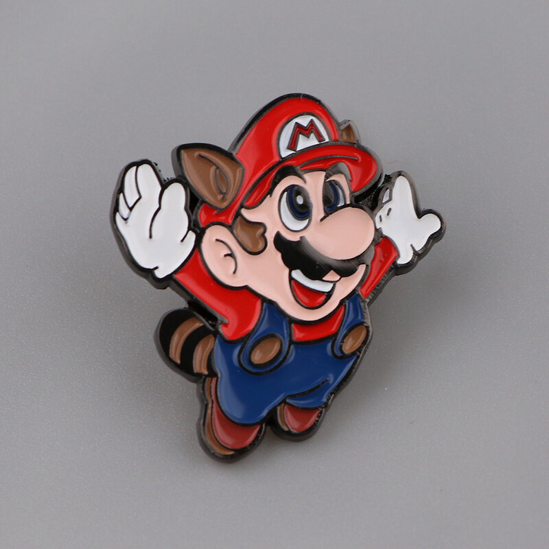 Mario Lapel Pins for Backpacks Cute Jewelry Anime Badges Manga Badges on Backpack Enamel Pin Brooches Gift Japanese Briefcase