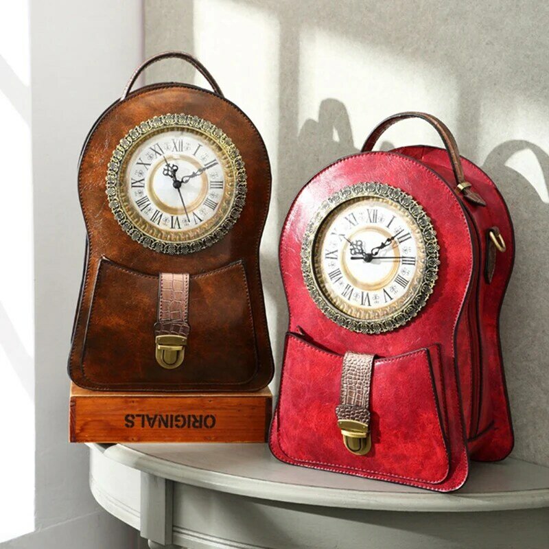 Um Ombro Diagonal Bolsa para Senhoras, Personalidade Alarm Clock Bag, Craft Bag, Street Fashion, Personalidade