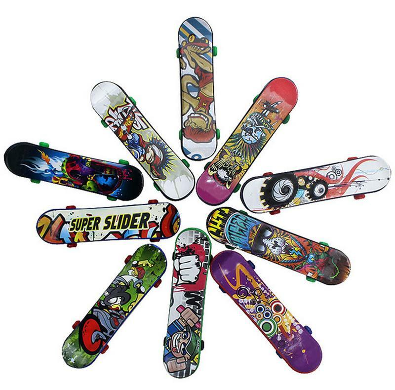 Скейтборд Tech Truck, мини скейтборд, стеллаж, вечерние сувениры, подарок, разноцветный скейтборд на палец, игрушки, случайный цвет, 1 шт.