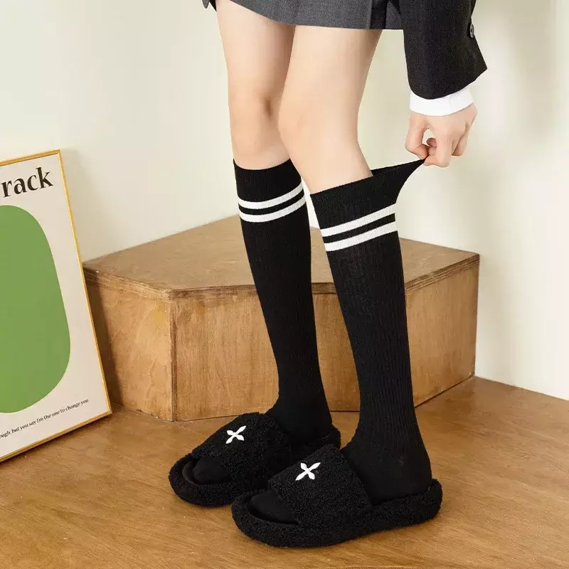 LO Mid-tube unisex Four Seasons Calf Socks Basketball Tennis Football Sports Casual Socks Parallel Bar Yoga Stockings