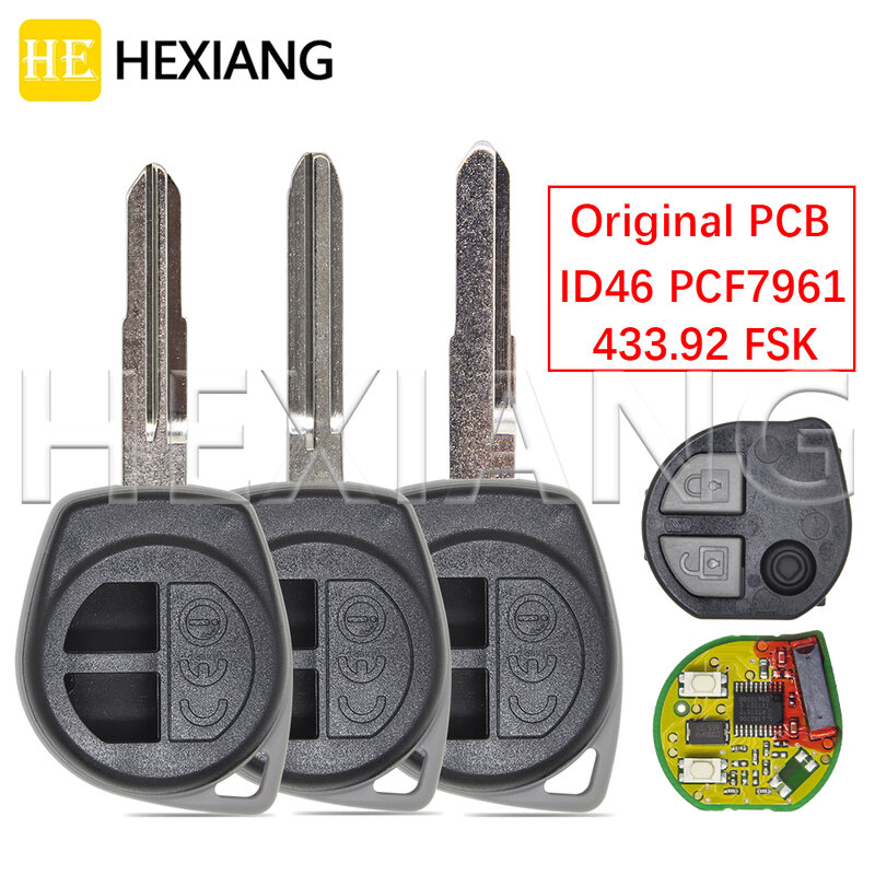 HE-chave remota interna original para Suzuki, ID46 PCF7961, 433MHz, T68L0
