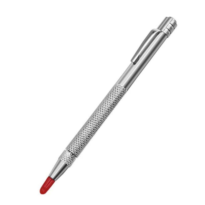 ปากกาแกะสลักทังสเตนคาร์ไบด์เครื่องมืออาลักษณ์โลหะการทำเครื่องหมายเคล็ดลับด้ามจับสำหรับจับ Comfort