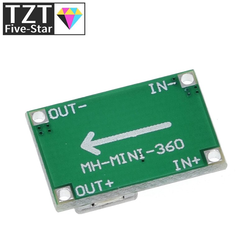 Mini360-convertidor reductor HM, módulo de fuente de alimentación de 4,75-23V a 1-17V 340KHz, Mini360 piezas, Ultra pequeño + 17x11x3,8