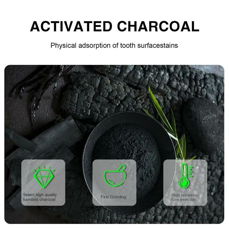 Bamboo Charcoal Toothpaste Activated Charcoal Brightening White Toothpaste Oral Odor Brightening Teeth Enamel Refreshing Breath