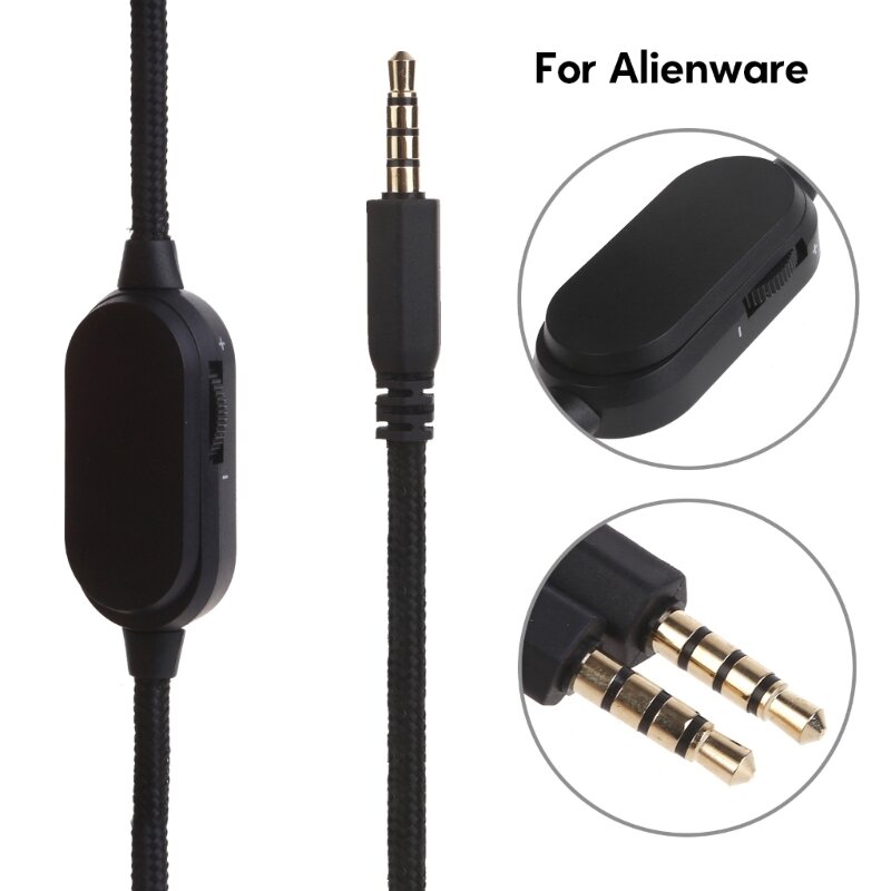 Przewód słuchawek kabel przedłużający do AW310H kabel słuchawek przewód zestawu słuchawkowego przewód zamienny 170cm długi drut