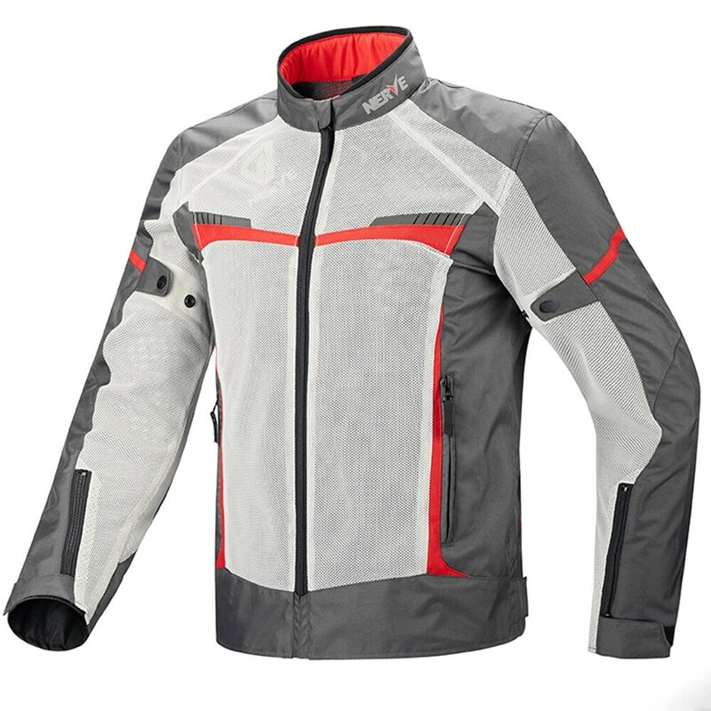 Motocicleta equitação malha jaqueta, terno de corrida respirável, universal, apto para todas as estações, roupas de ciclismo, casual