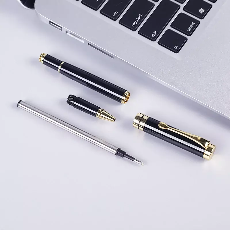 Gift Box Packaging Luxury Metal Ballpoint Pens School Business Office Signature Roller Pen Custom LOGO Student Stationery