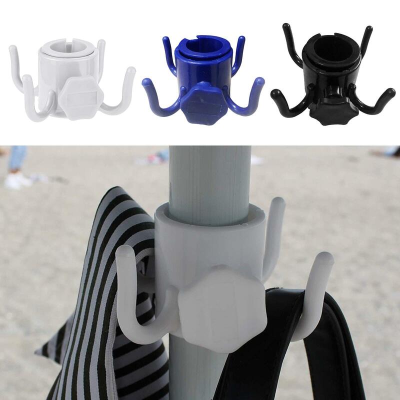 튼튼한 해변 우산 걸이 후크, 플라스틱 우산 걸이, 4 갈래 해변 우산 걸이 클립 홀더