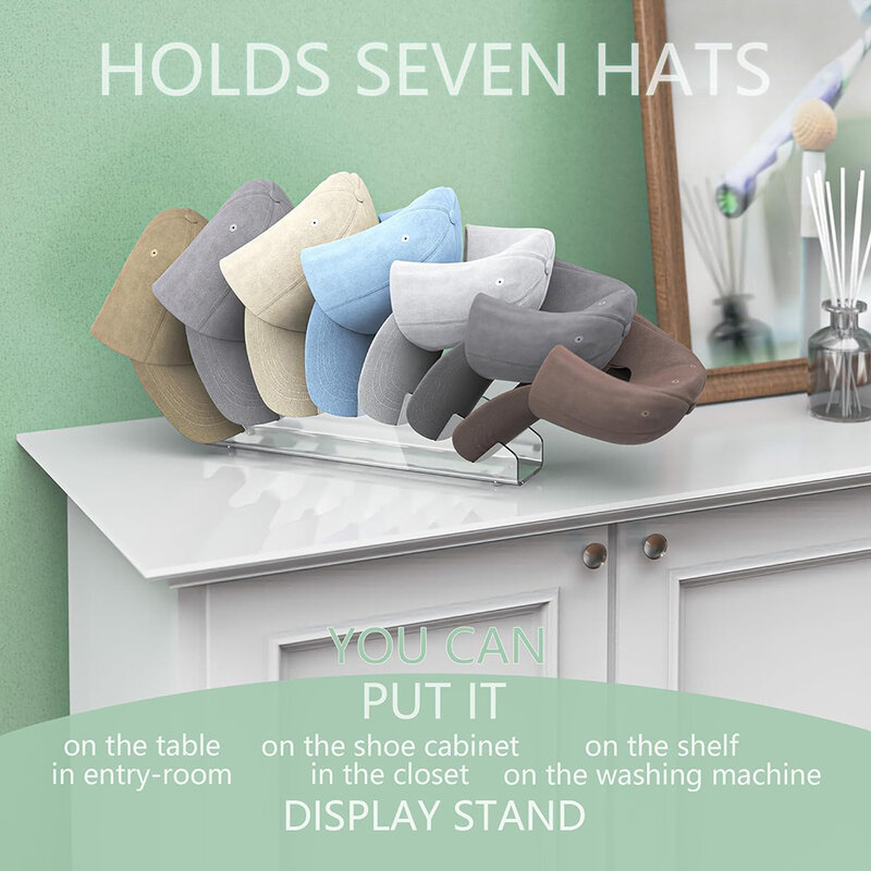 7 czapka z daszkiem zakrzywiona patera o dużej pojemności narzędzie do organizowania szatni w domu
