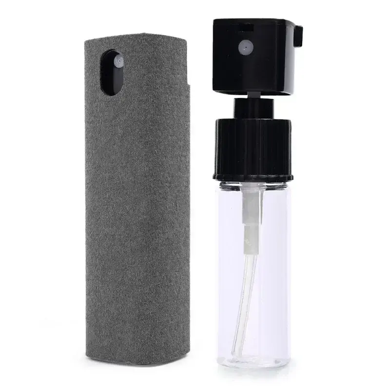 Flacone Spray per detergente per schermo in microfibra Tablet per telefono cellulare Display per Laptop pulizia dello schermo flacone Spray per pressa per salviette senza liquido